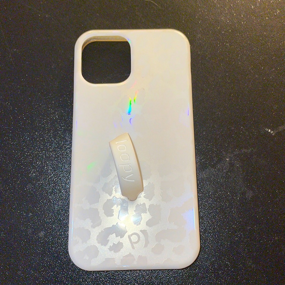 Loopy Iphone 12/12 pro opal leopard case.